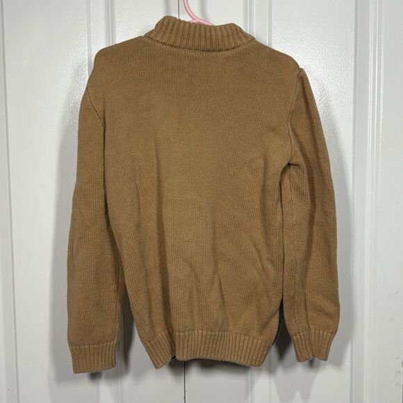 Gymboree Bear Sweater Boys 6 Button Neck Rustic Cabincore Outdoors Hiking Fall - Picture 2 of 6